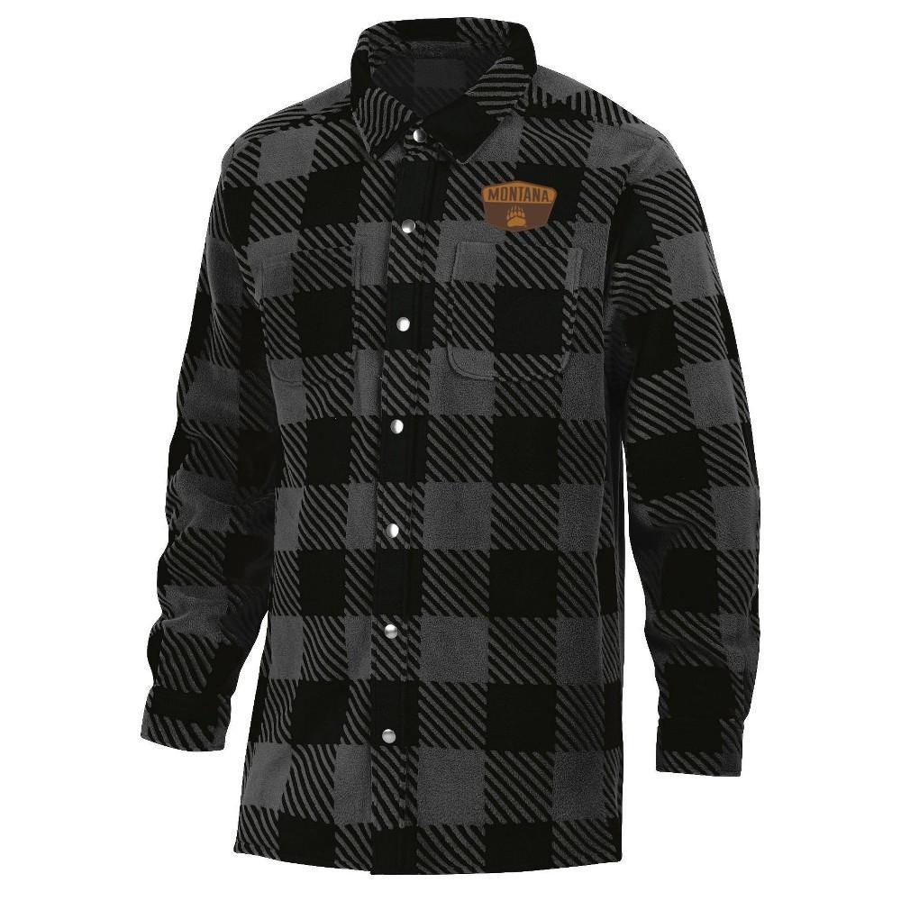 NCAA Montana Grizzlies Mens Buffalo Checkered Shacket Product Image