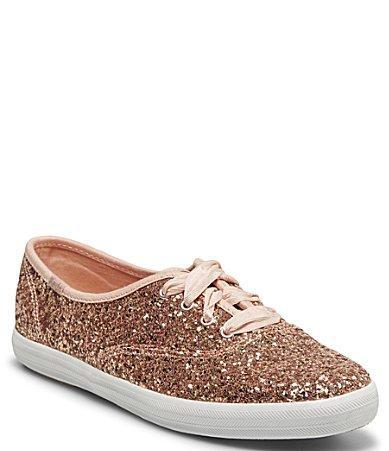 Keds Celebrations Collection Champion Glitter Sneakers Product Image