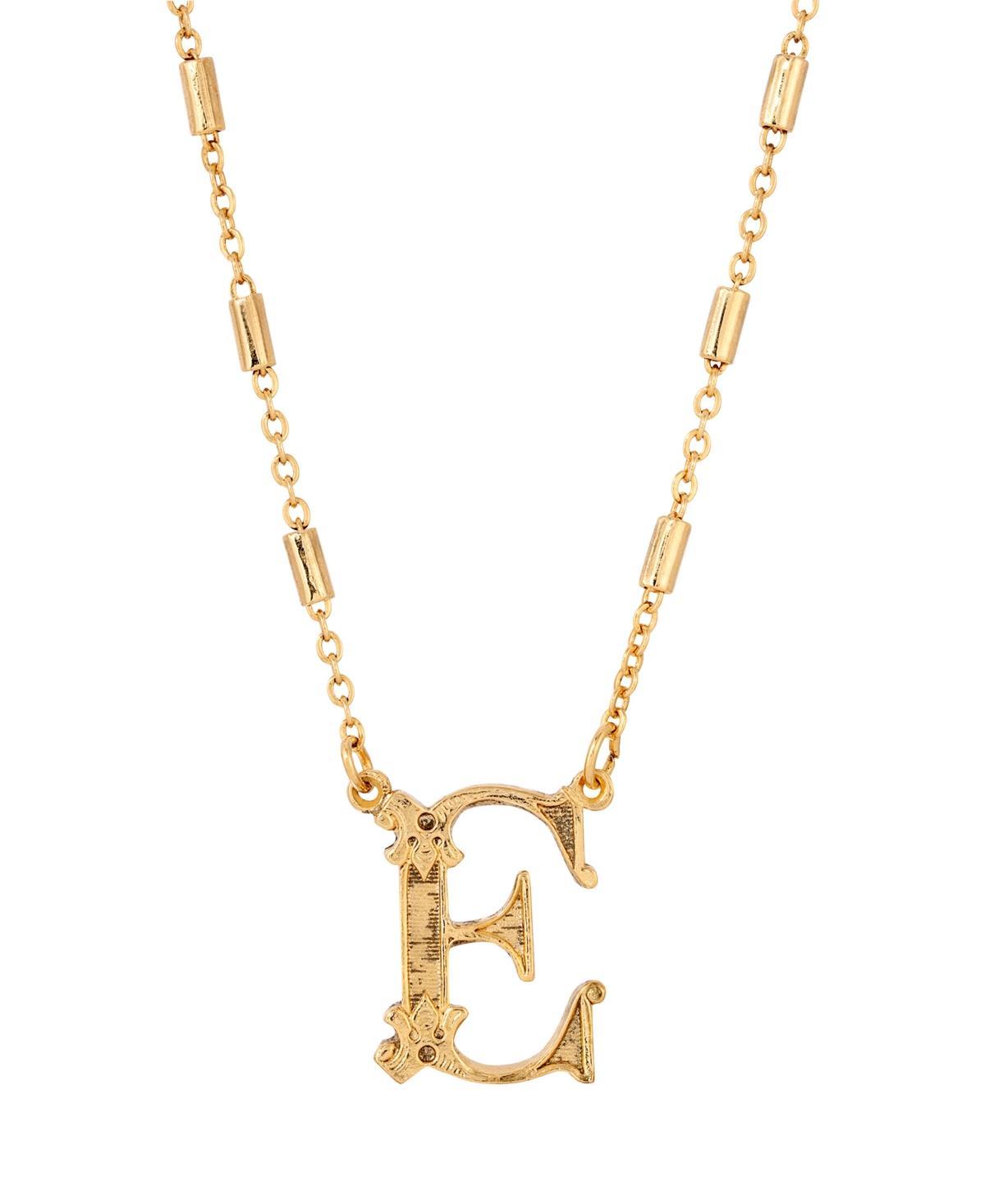 1928 Tone Initial W Pendant Necklace Product Image