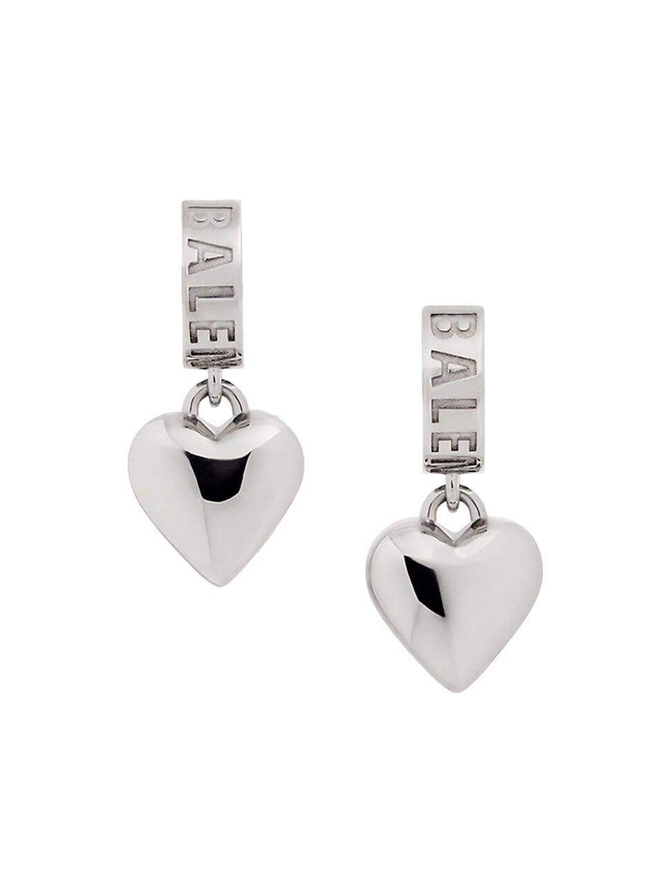 Womens Sharp Heart Earrings Product Image