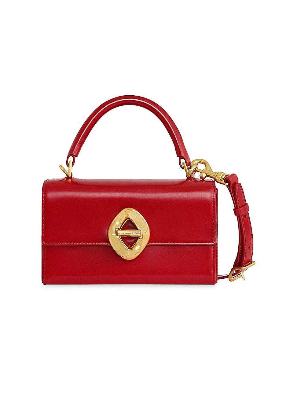 Womens Mini G Leather Top Handle Bag Product Image