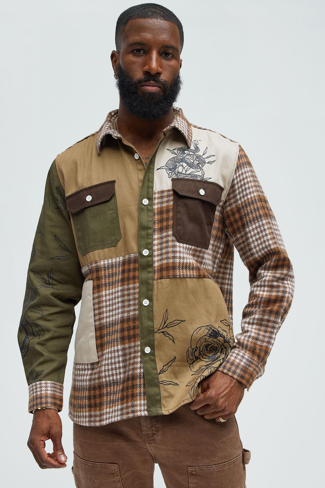 Born To Be Real Flannel - Multi Color Product Image