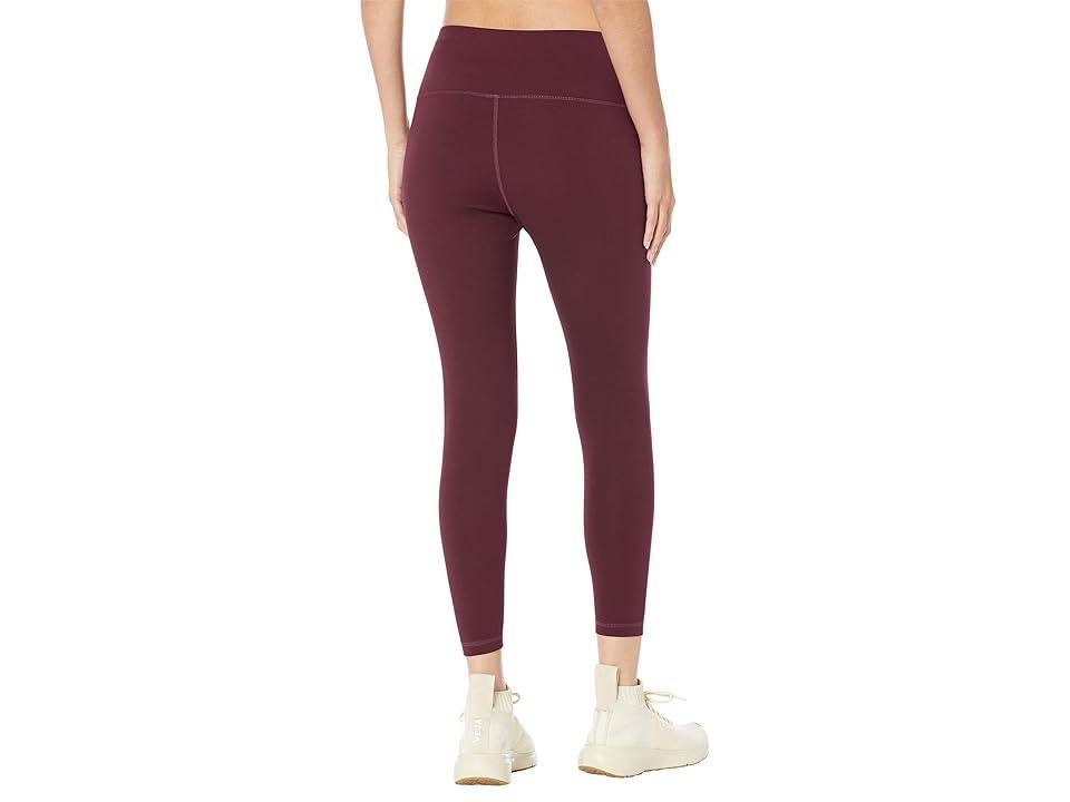 Jockey Active Rib Texture Leggings (Black Cherry) Women's Casual Pants Product Image