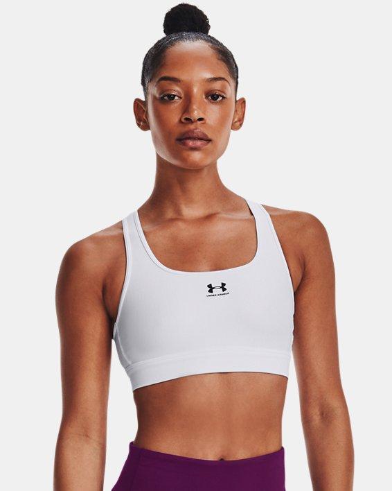 Womens HeatGear Mid Padless Sports Bra Product Image