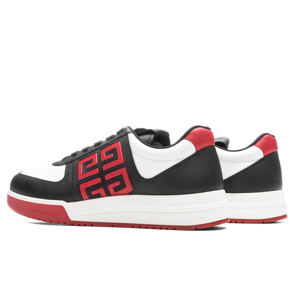 G4 Low-Top Sneakers - Black/White/Red Male Product Image