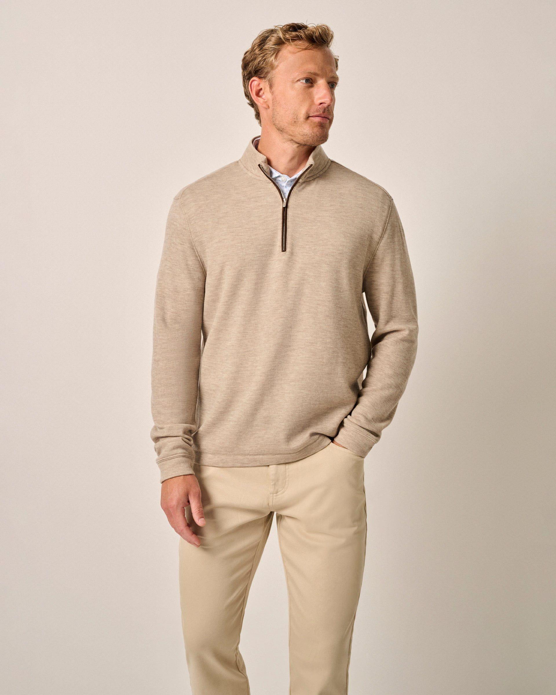 johnnie-O Carlson Merino 1/4 Zip Pullover Product Image