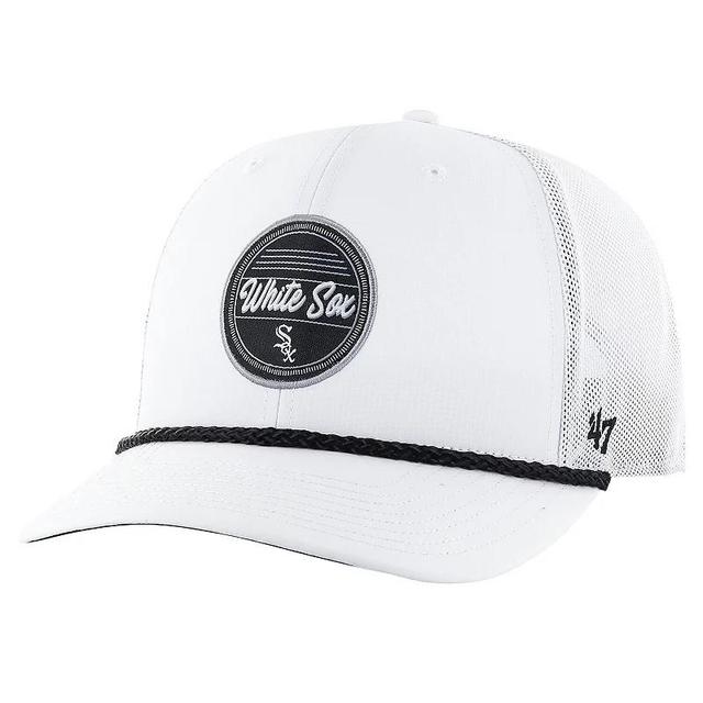 Mens 47 Brand White Chicago White Sox Fairway Trucker Adjustable Hat Product Image