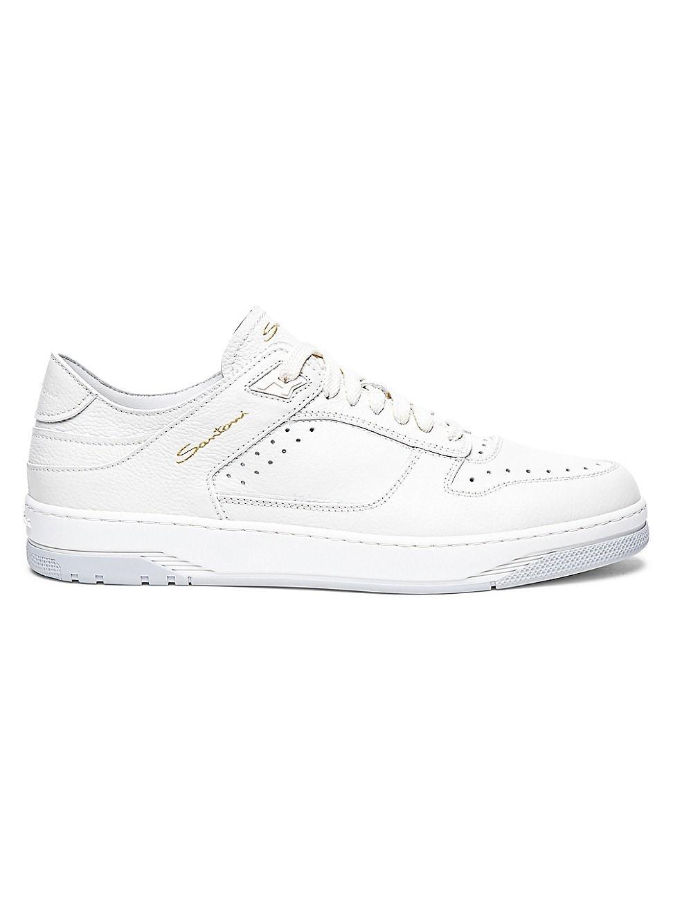 Mens Leather Low-Top Sneakers product image