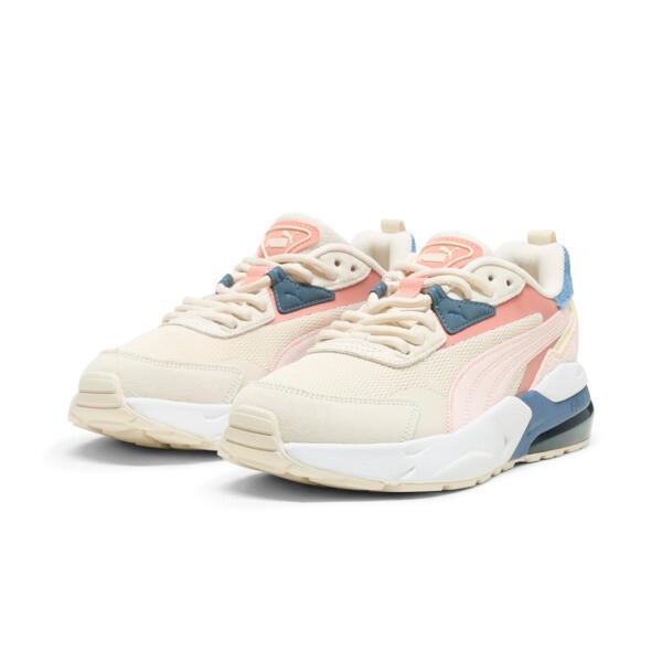 PUMA Vis2k Soft Women's Sneakers in Alpine Snow/Island Pink/Deeva Peach Product Image