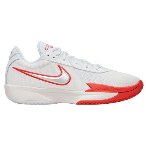 Nike Mens Nike Air Zoom G.T. Cut Academy - Mens Basketball Shoes Summit White/Metallic Silver/Picante Product Image