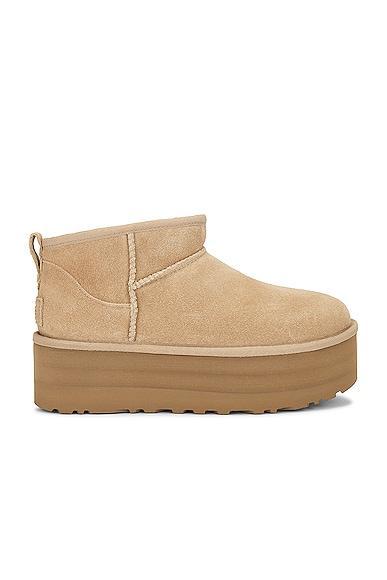 UGG Classic Ultra Mini Platform Boot in Tan Product Image