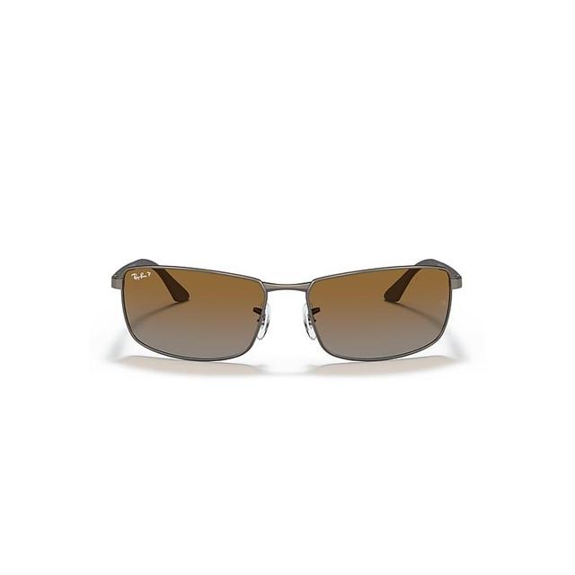 FERRAGAMO 60mm Gradient Rectangular Sunglasses Product Image