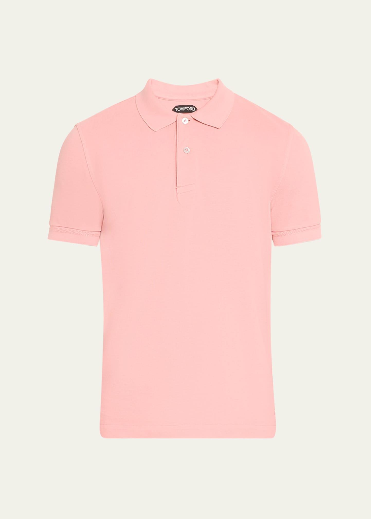 TOM FORD Short Sleeve Cotton Piqu Polo Product Image