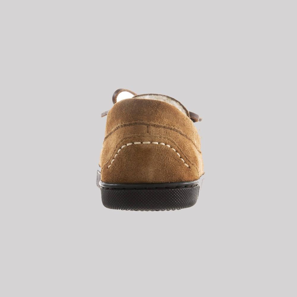 Isotoner Women's Genuine Suede Moccasin Slippers - Tan L Product Image