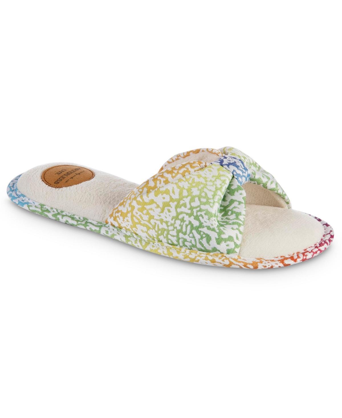 isotoner Spectra Womens Scuff Slippers Blue Product Image