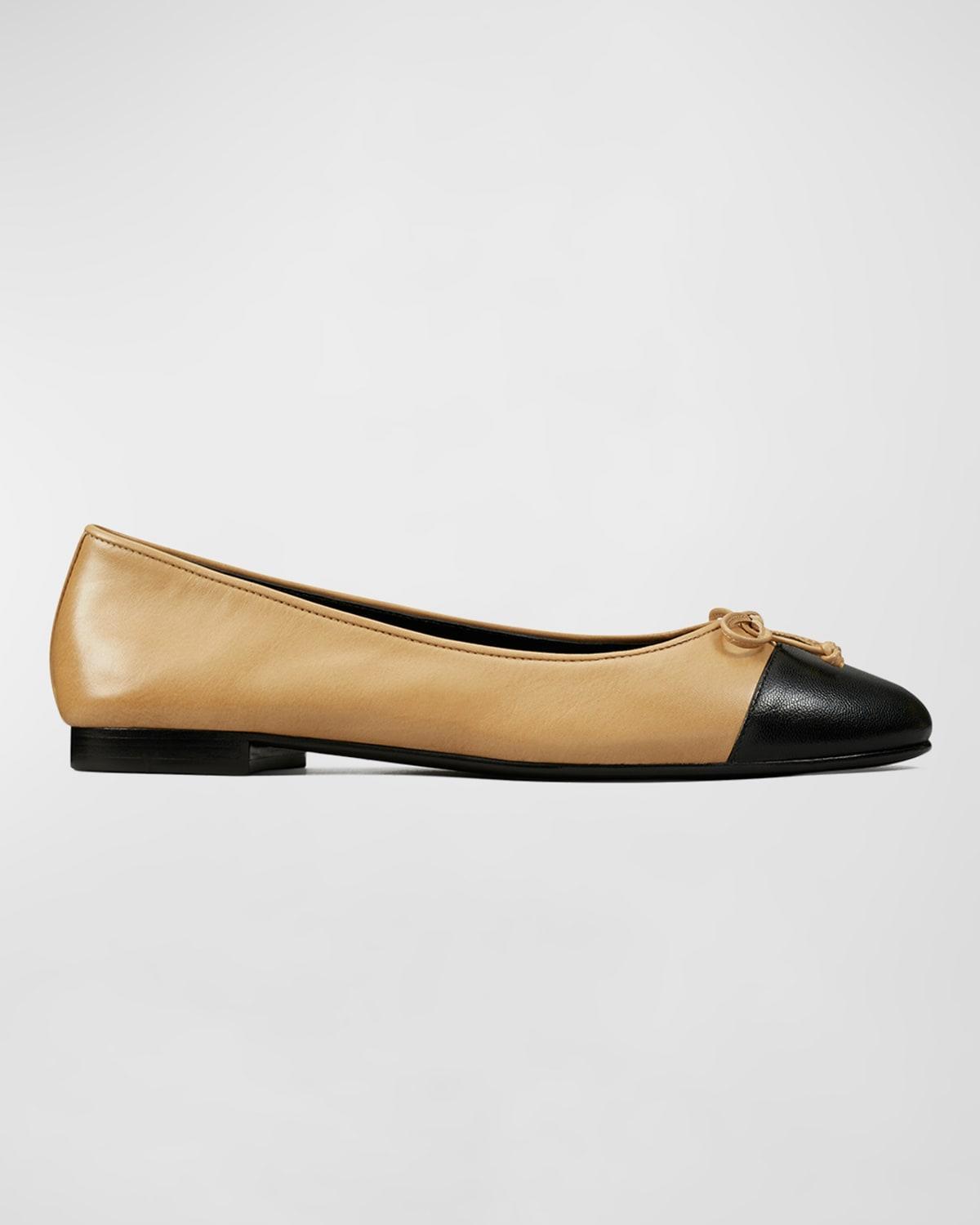 Bicolor Cap-Toe Ballerina Flats product image