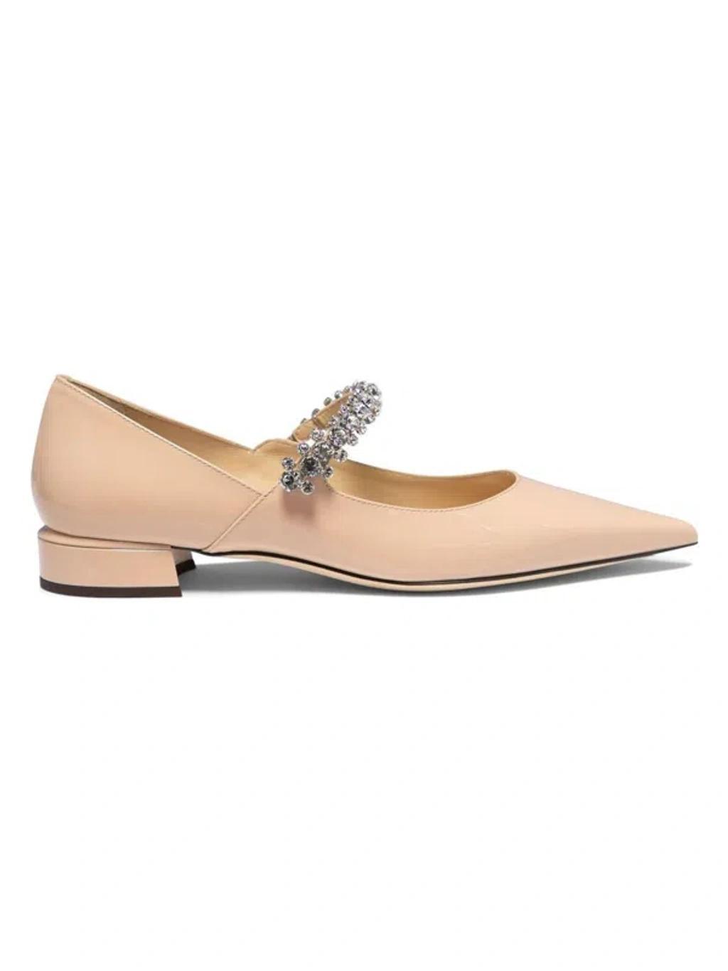 JIMMY CHOO Skin Pink Leather Bing Pump Ballerinas Product Image