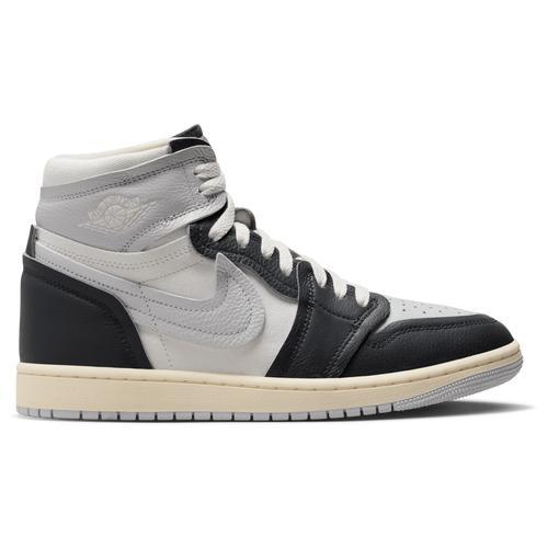 Jordan Womens Jordan Air Jordan 1 MM High - Womens Shoes Black/Grey Product Image