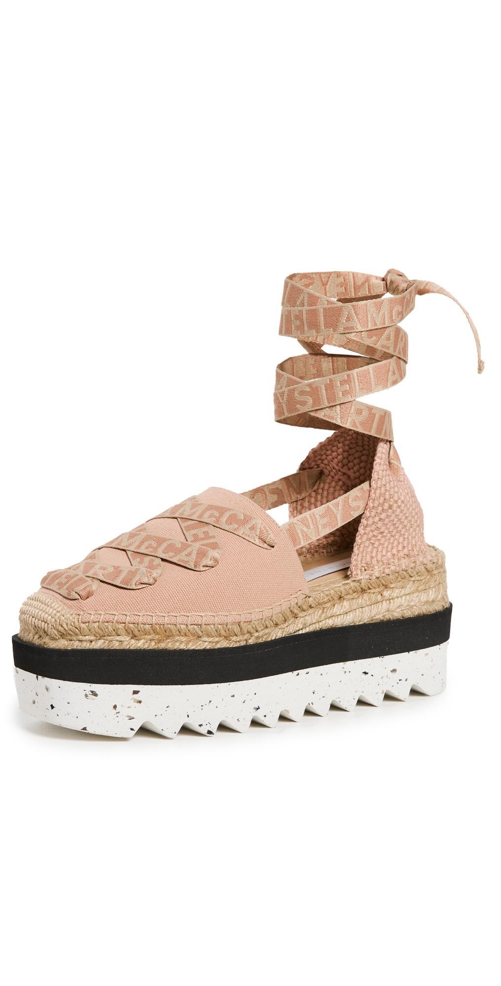 Stella McCartney Gaia Logo Strap Espadrille Product Image