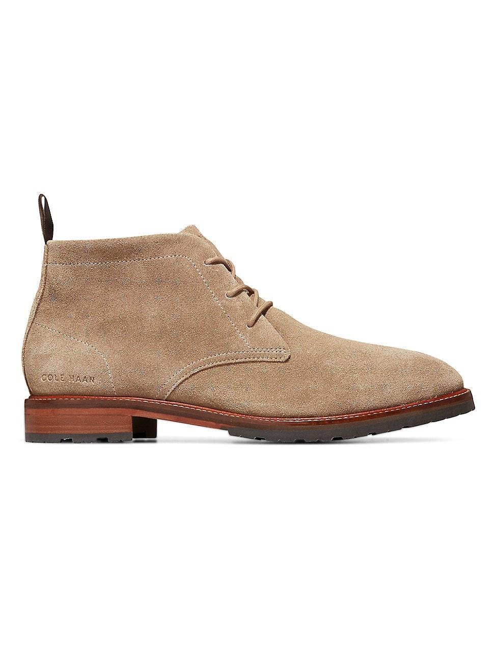 Cole Haan Mens Berkshire Lace Up Lug Sole Chukka Boots Product Image