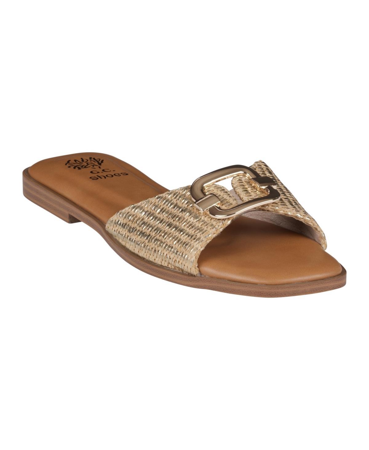 Gc Shoes Womens Davina Hardware Slide Flat Sandals Product Image