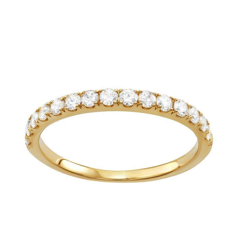 Charles & Colvard Moissanite Stackable Band, Yellow, 9 Product Image