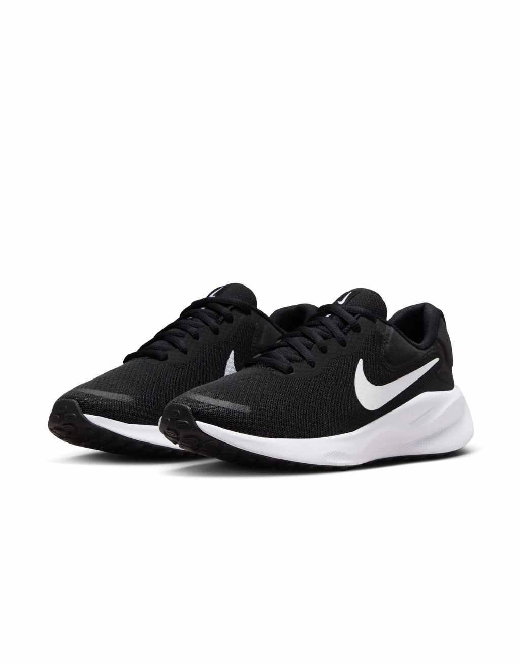 Nike Running Revolution run sneakers in black  Product Image