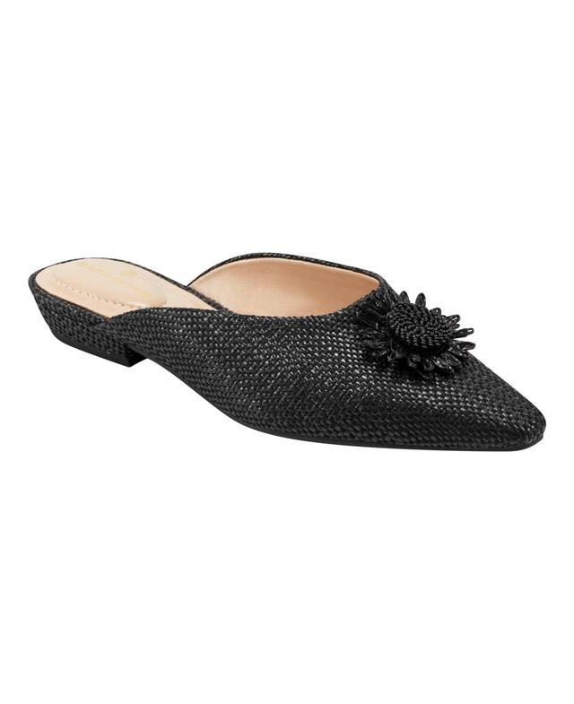 Bandolino Womens Shay Sunflower Detail Flat Dress Mules Product Image