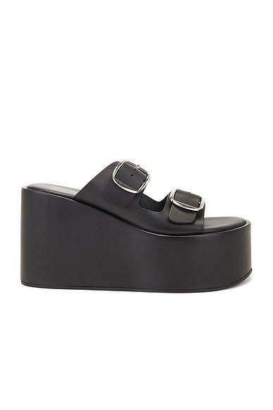 Buckle Wedge Sandal Product Image