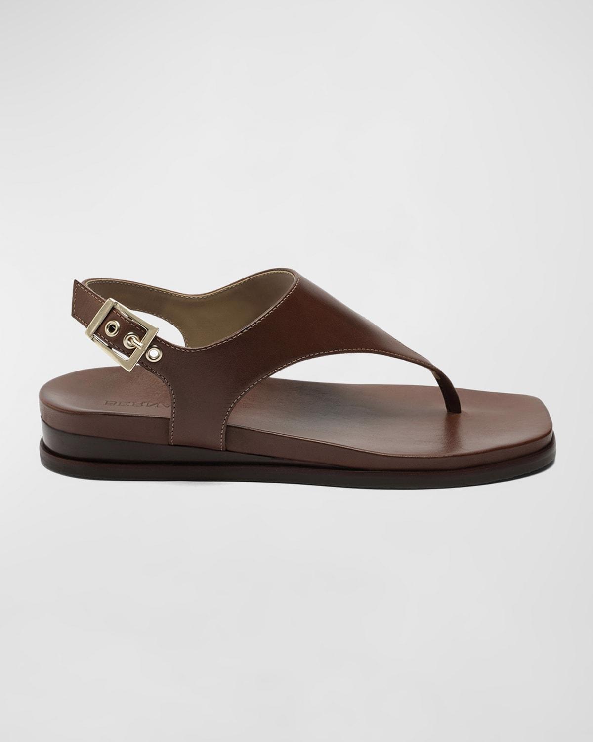 Womens Concord Leather Wedge Sandals Product Image