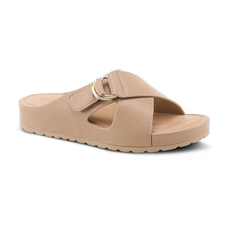 Patrizia Rutha Womens Slide Sandals Med Beige Product Image