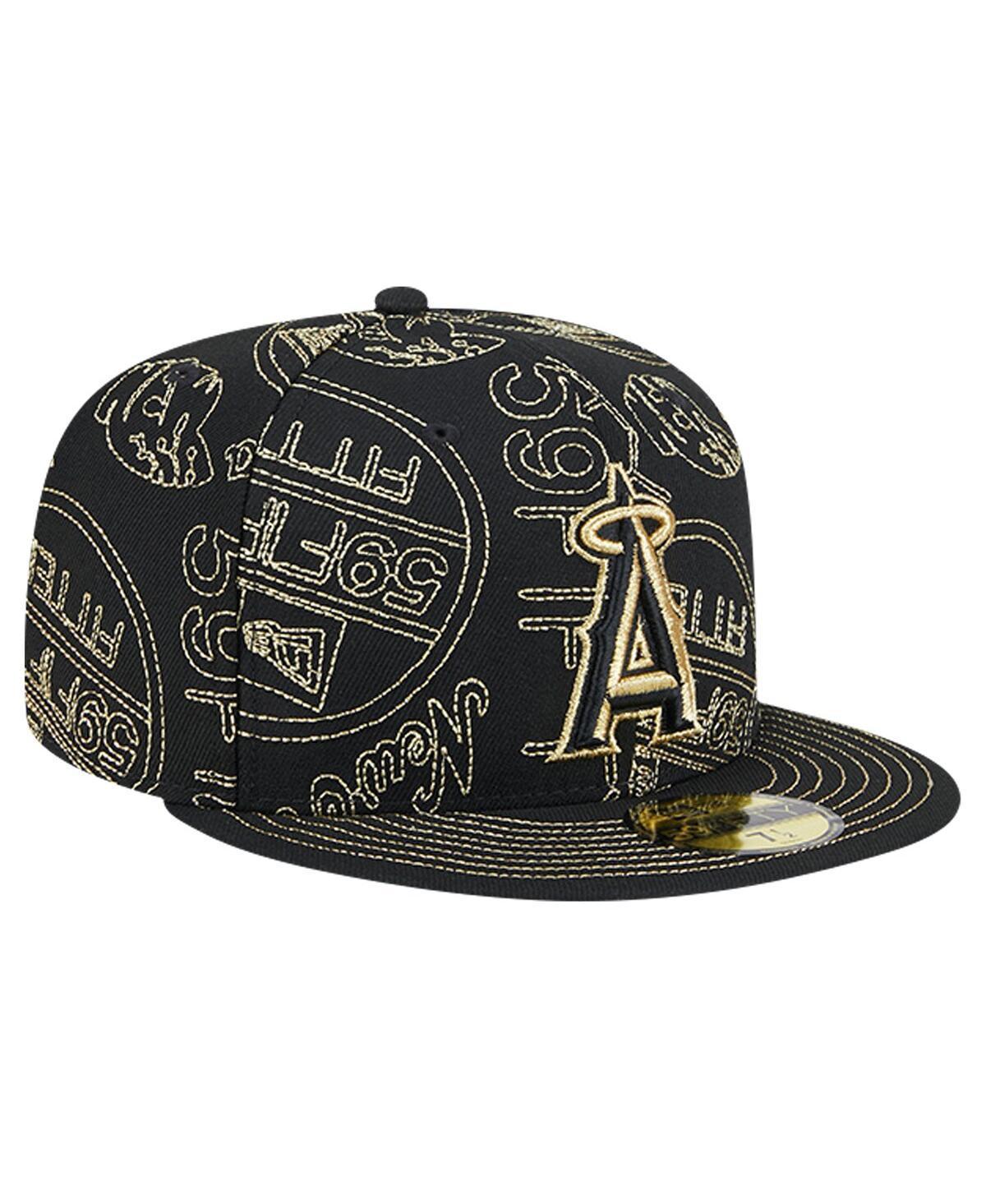 New Era Mens Los Angeles Angels 59FIFTY Day Allover Fitted Hat Product Image