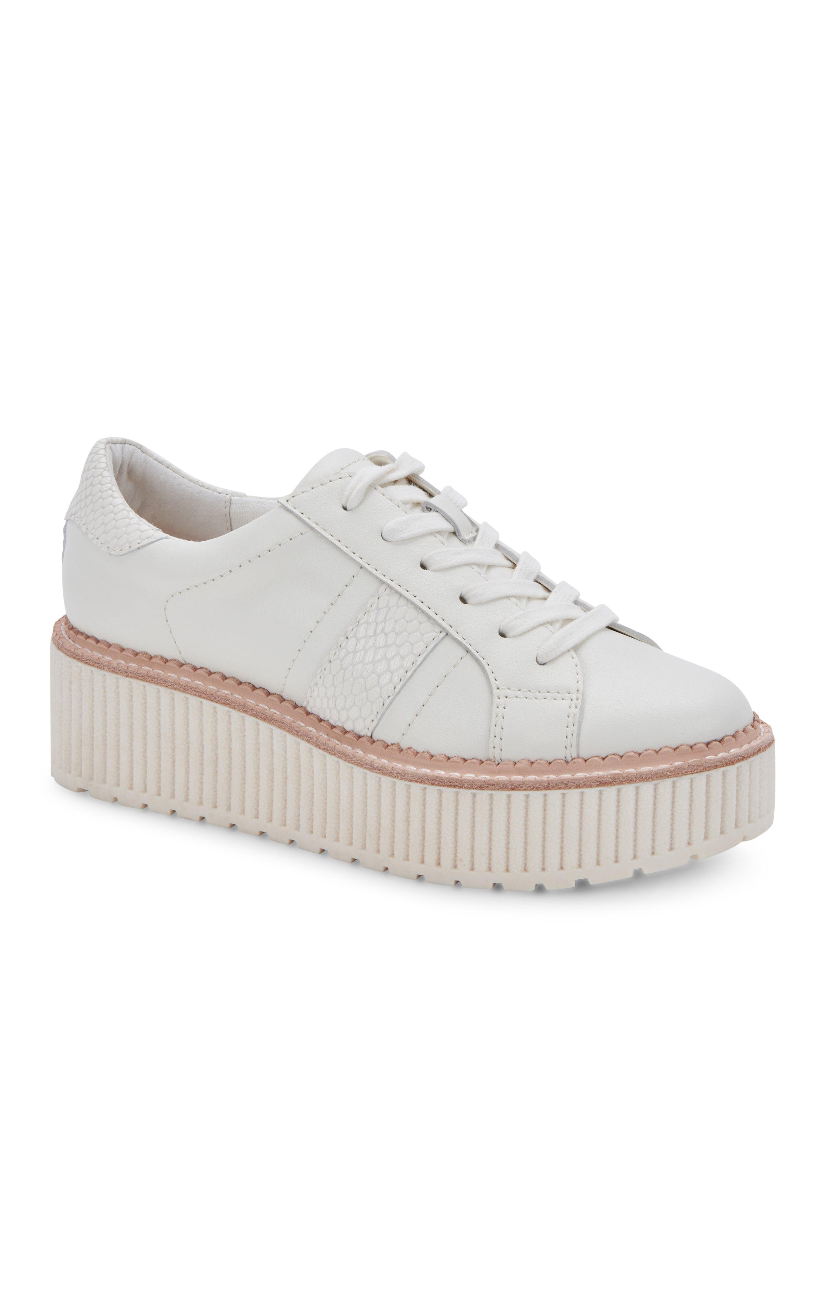 Dolce Vita Tiger Platform Sneakers ~ White Product Image