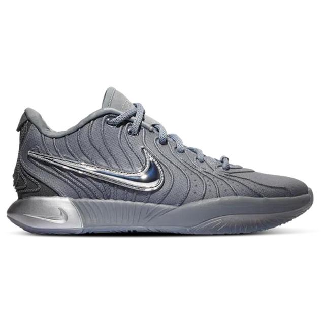 NIKE Mens  Lebron Xxi In Grey/grey/silver Product Image