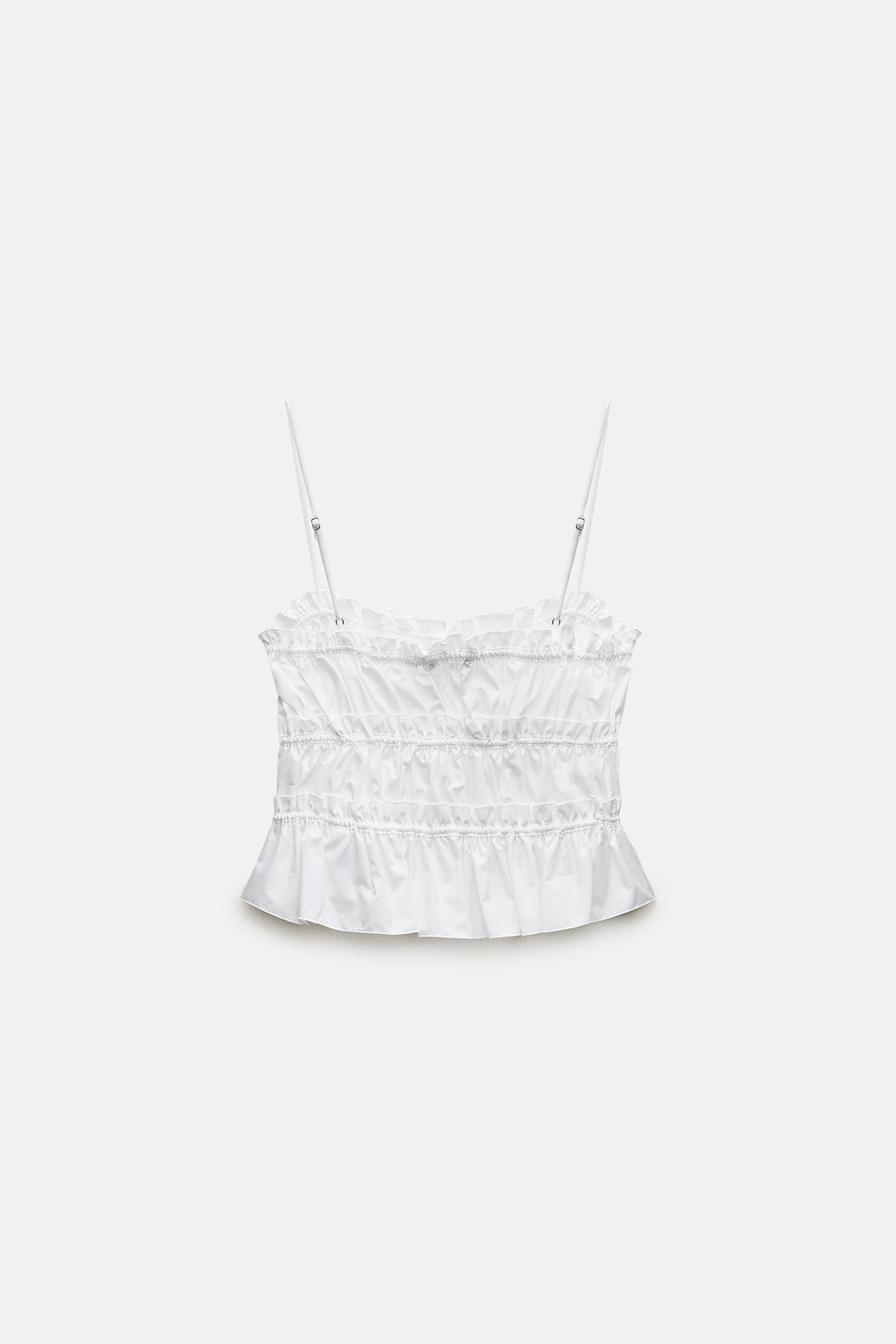 TIED POPLIN TOP Product Image