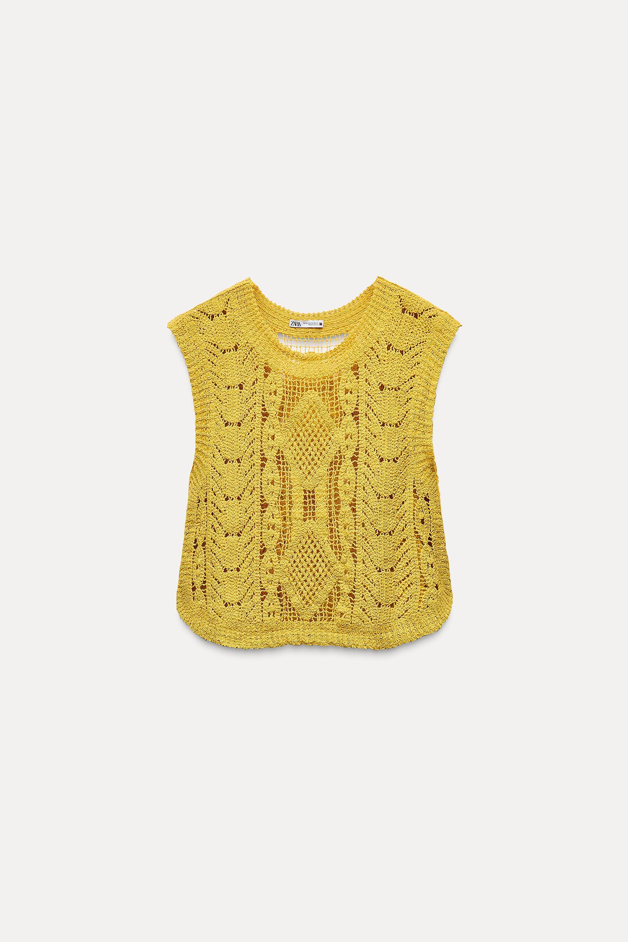 CROCHET VEST TOP Product Image