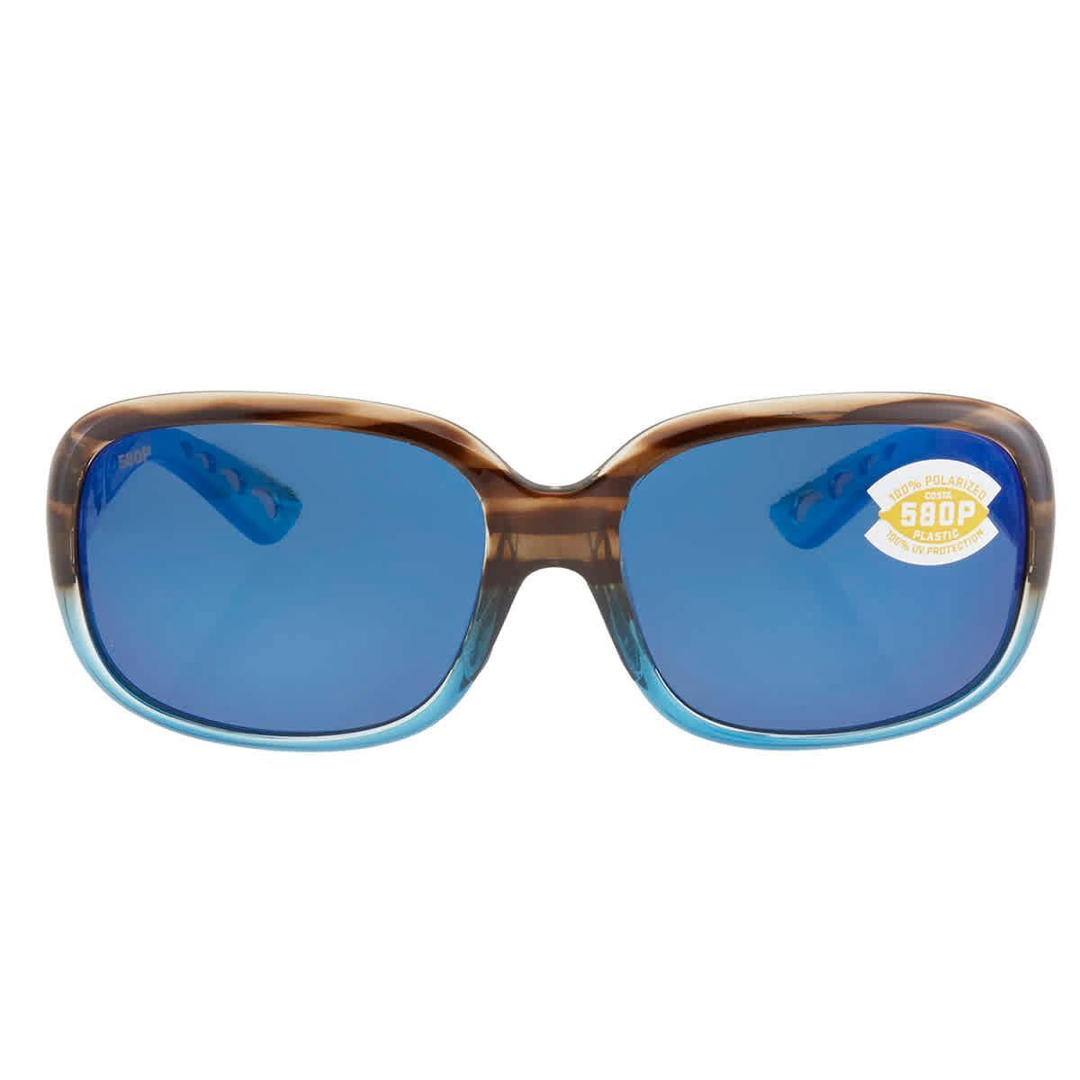 Costa Del Mar Gannet 58mm Mirrored Polarized Pillow Sunglasses Product Image