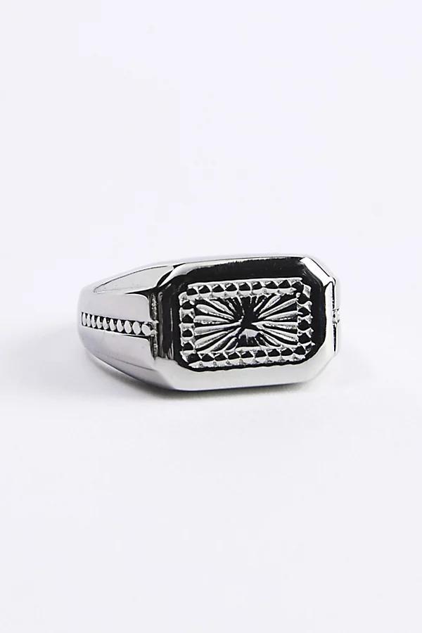 Theo Signet Ring Mens at Urban Outfitters Product Image