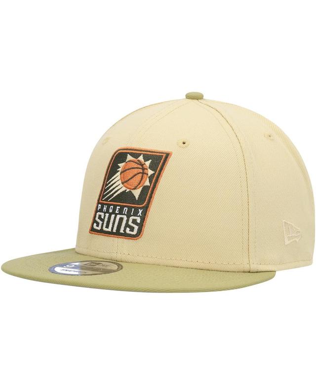 Mens New Era Khaki/Tan Phoenix Suns Green Collection Repreve 9FIFTY Snapback Hat Product Image