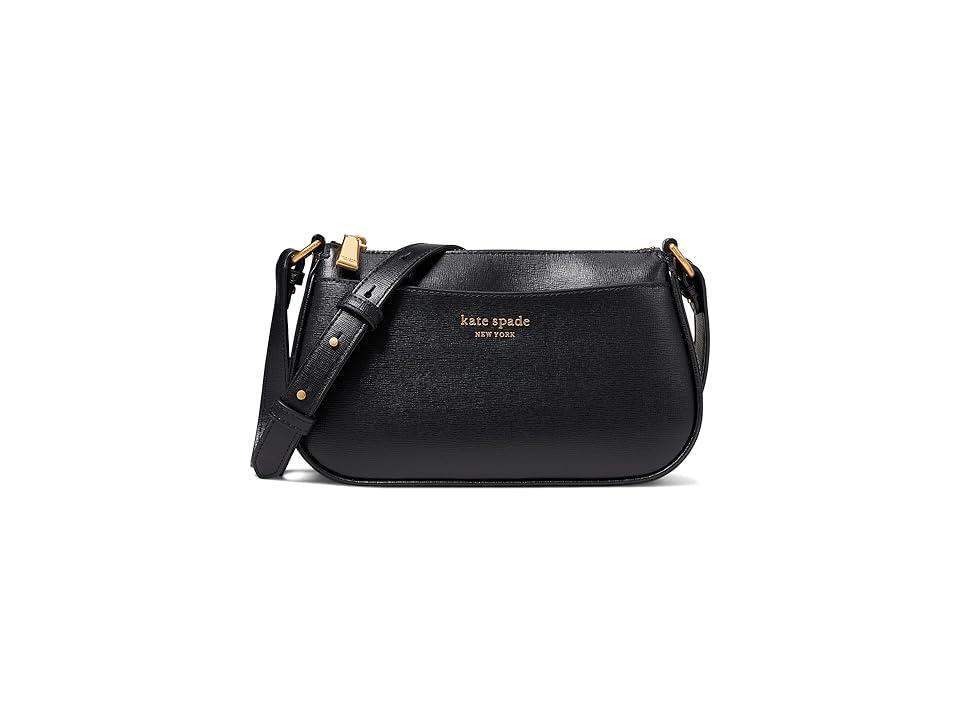 kate spade new york small bleecker saffiano leather crossbody bag Product Image