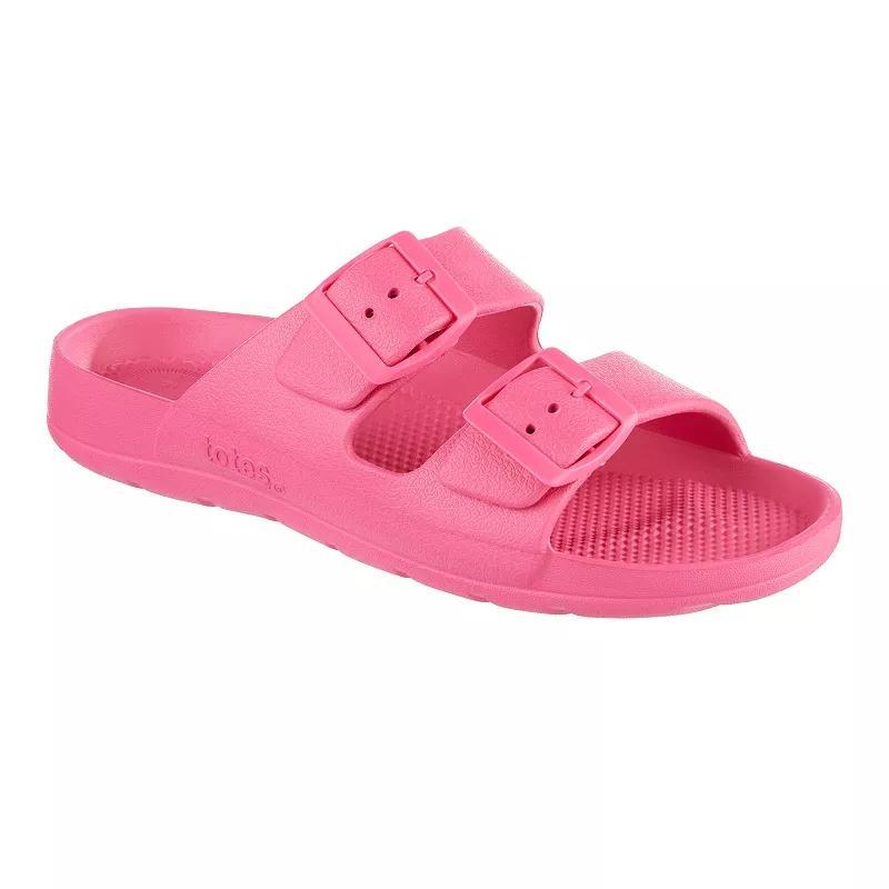 totes Womens Everywear Double Buckle Adjustable Slide Sandals Product Image