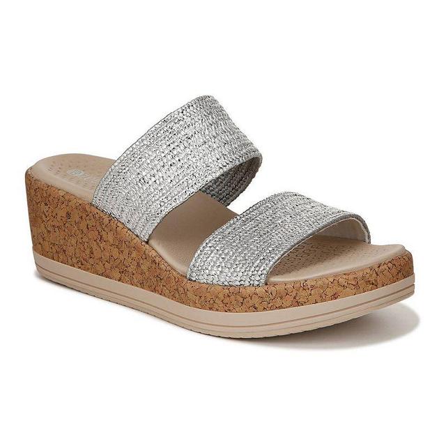 Bzees Resort Womens Wedge Slide Sandals Product Image