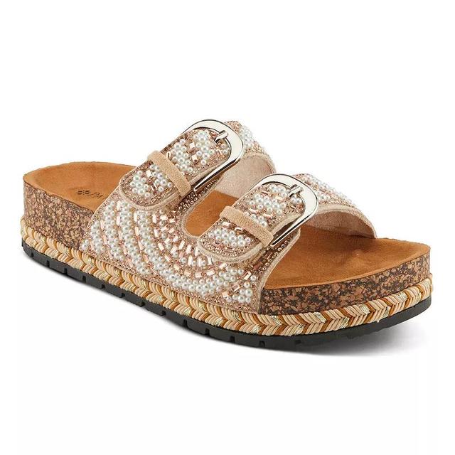 Patrizia Pearline Womens Beaded Slide Sandals Product Image