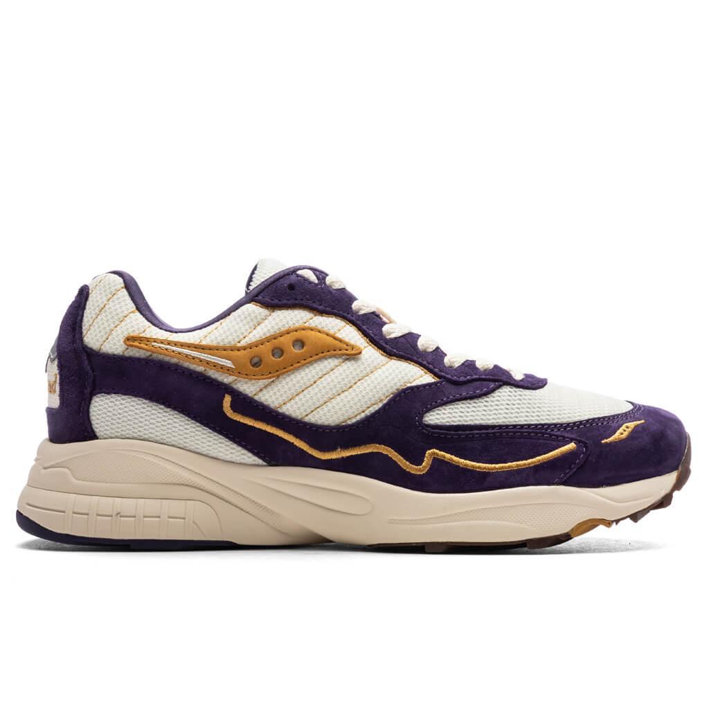 Saucony x Claima Claim a Seat 3D Grid Hurricane - Purple/Cream Male Product Image