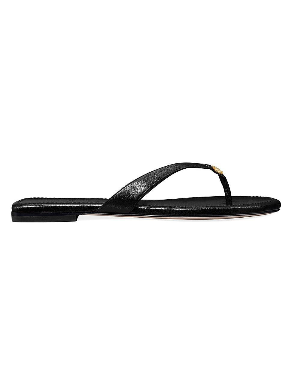 Tory Burch Capri Leather Flip-Flop (Perfect ) Women's Shoes Product Image