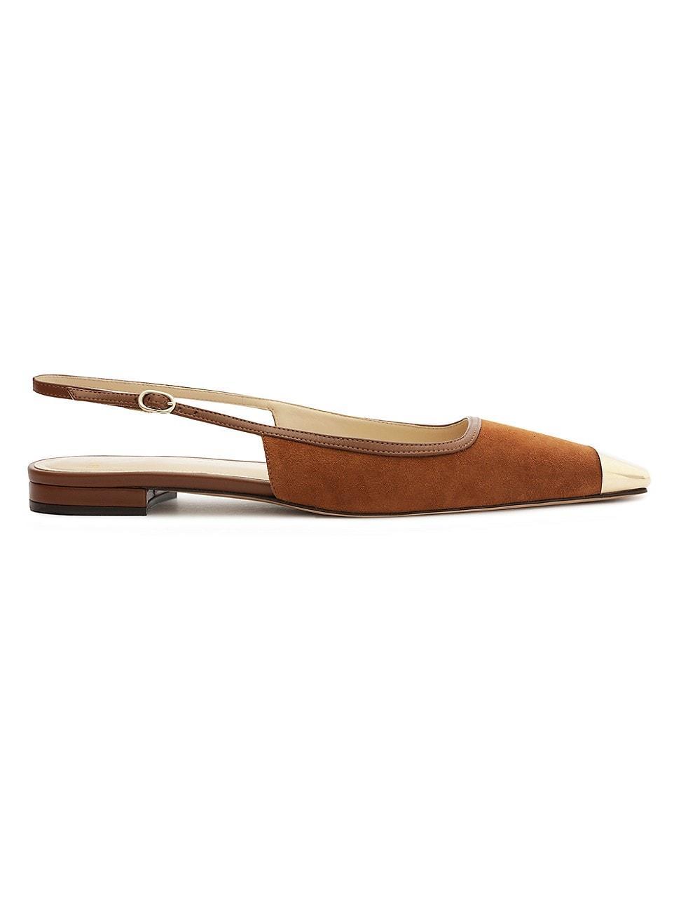 Womens Olivia Suede Ballet Flats Product Image