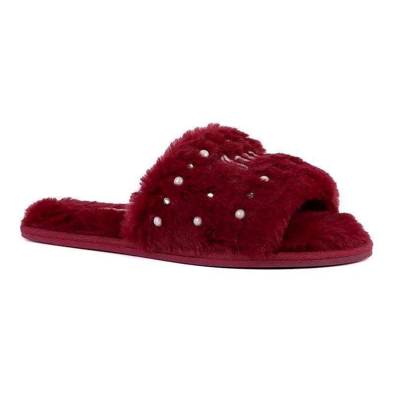 Juicy Couture Gyanna 2 Womens Open Toe Slippers Red Product Image