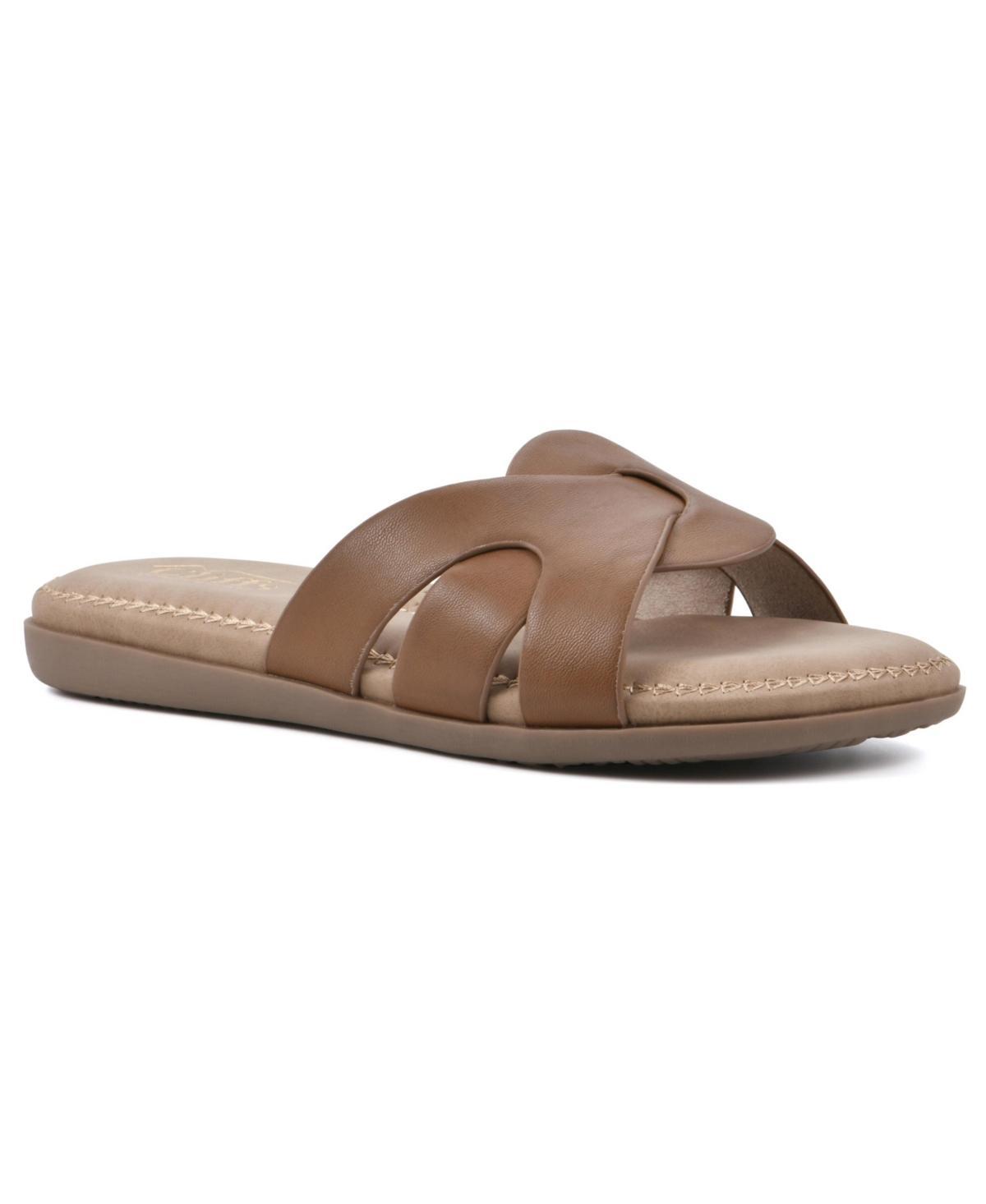 Cliffs by White Mountain Fortunate Womens Slide Sandals Product Image