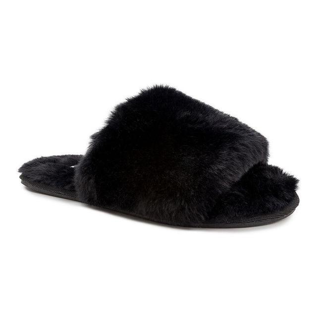 London Fog Lilly Womens Fuzzy Slippers Product Image