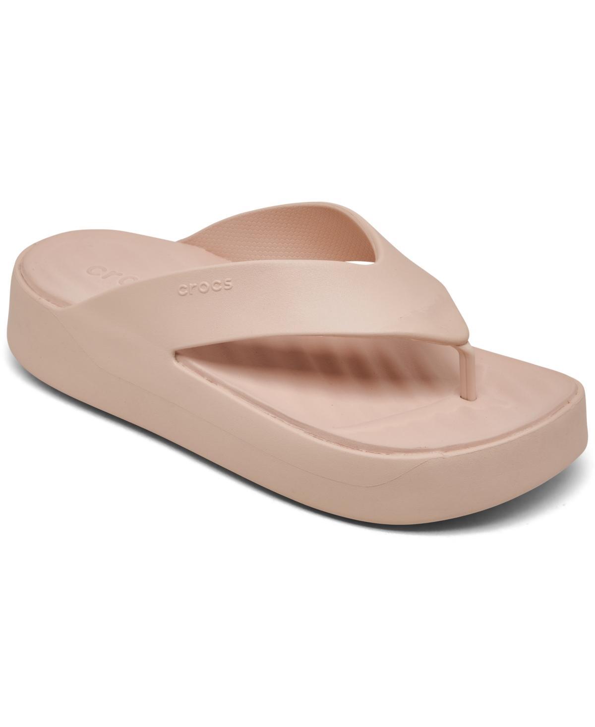 Crocs Womens Getaway Platform Casual Flip-Flop Sandals from Finish Line Product Image